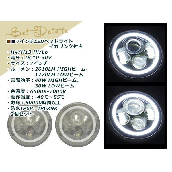 ミゼットII ハイゼット ロータス ジムニー・シエラ 7インチ 汎用LED