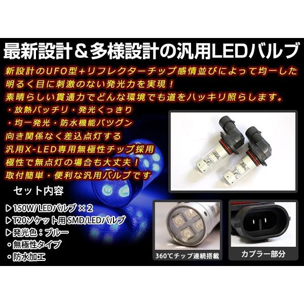 チェイサー後期 JZX100 LEDバルブ HB4 150W CREE 青 ブルー 30000K