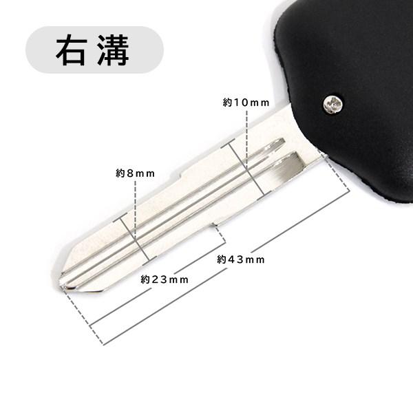 ю 【メール便送料無料】 三菱 トッポ ブランクキー M362 MIT8 表面2