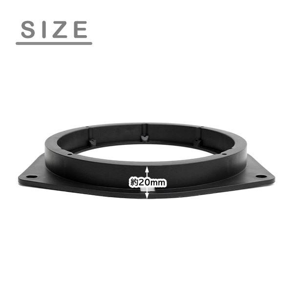 ю【メール便送料無料】 16cm スピーカー用 インナーバッフルボード