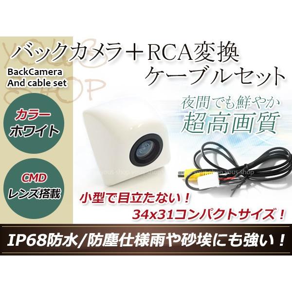 イクリプスAVN-ZX02i 防水 ガイドライン無 12V IP67 埋め込みホワイト