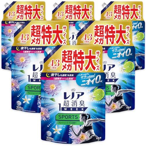レノア 超消臭1WEEK 柔軟剤 SPORTS フレッシュシトラス 詰め替え 1,900