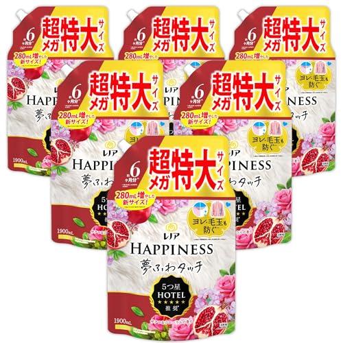 P&amp;G - レノア ハピネス 柔軟剤 ザクロ&amp;フローラル 詰め替え 1,900mL×3袋 Amazon | P&G レノア ハピネス 夢ふわタッチ 柔軟剤 ザクロ