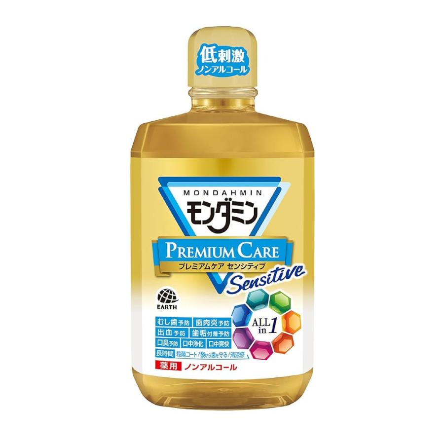 モンダミン プレミアムケアセンシティブ ノンアルコール 1080ml 12本 モンダミン プレミアムケア センシティブ マウスウォッシュ ノン