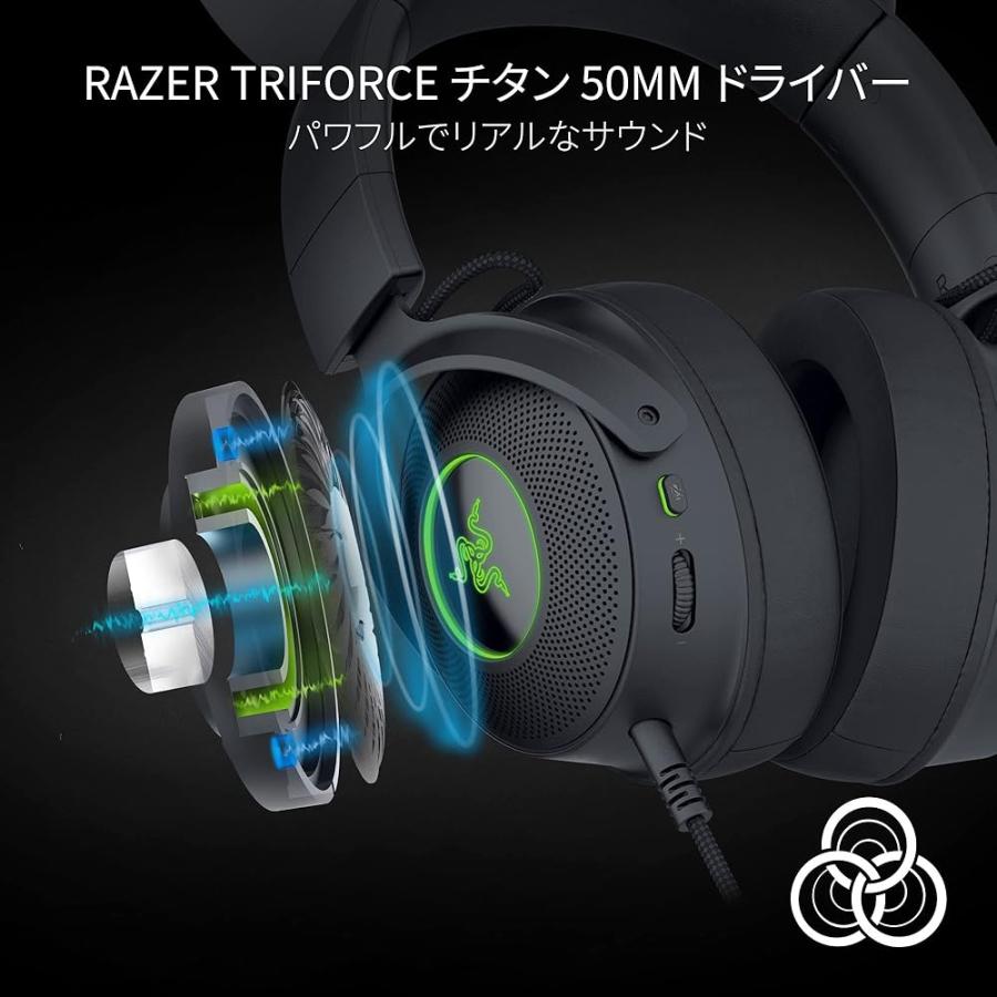 Razer レイザー ゲーミングヘッドセット KRAKEN KITTY V2 PRO BLACK