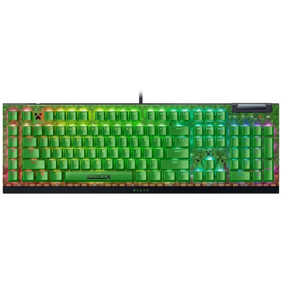 Minecraft ゲーミングキーボード Razer RAZER レイザー Minecraftコラボ ゲーミングキーボード BlackWidow V4