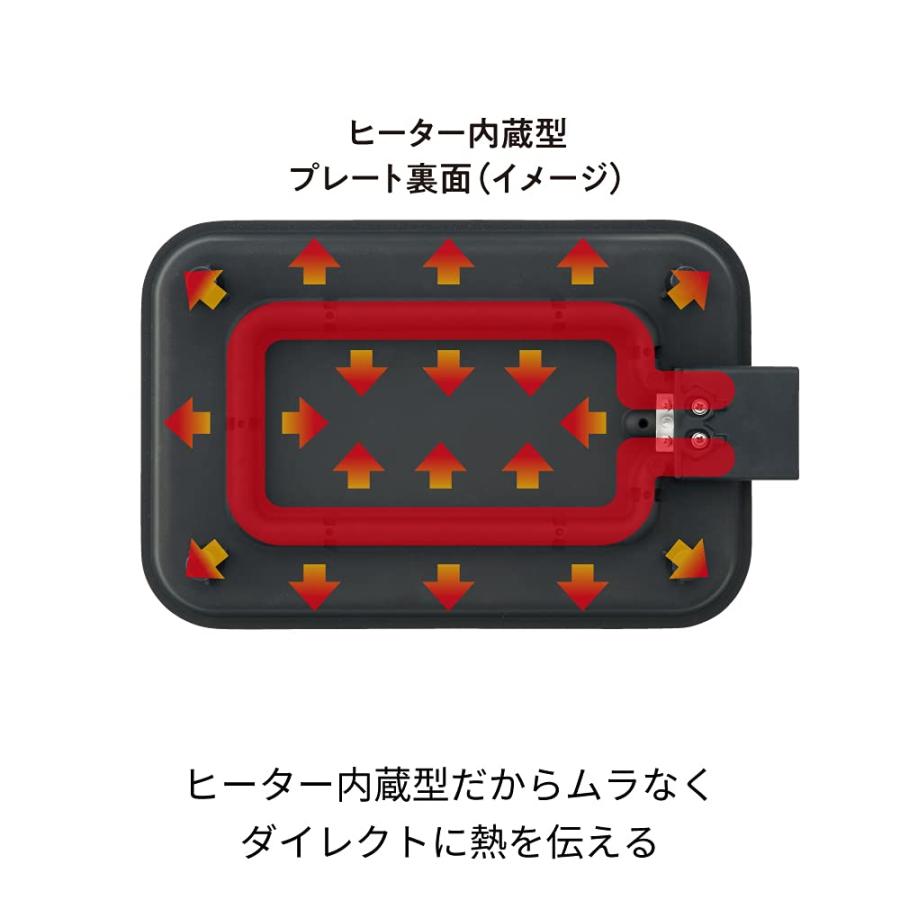 recolte レコルト ホットプレート レッド RHP-1 R : SHOP YPP ヤフー店