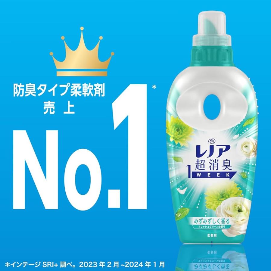 レノア 超消臭1WEEK 柔軟剤 やさしく香る超消臭 フレッシュソープ