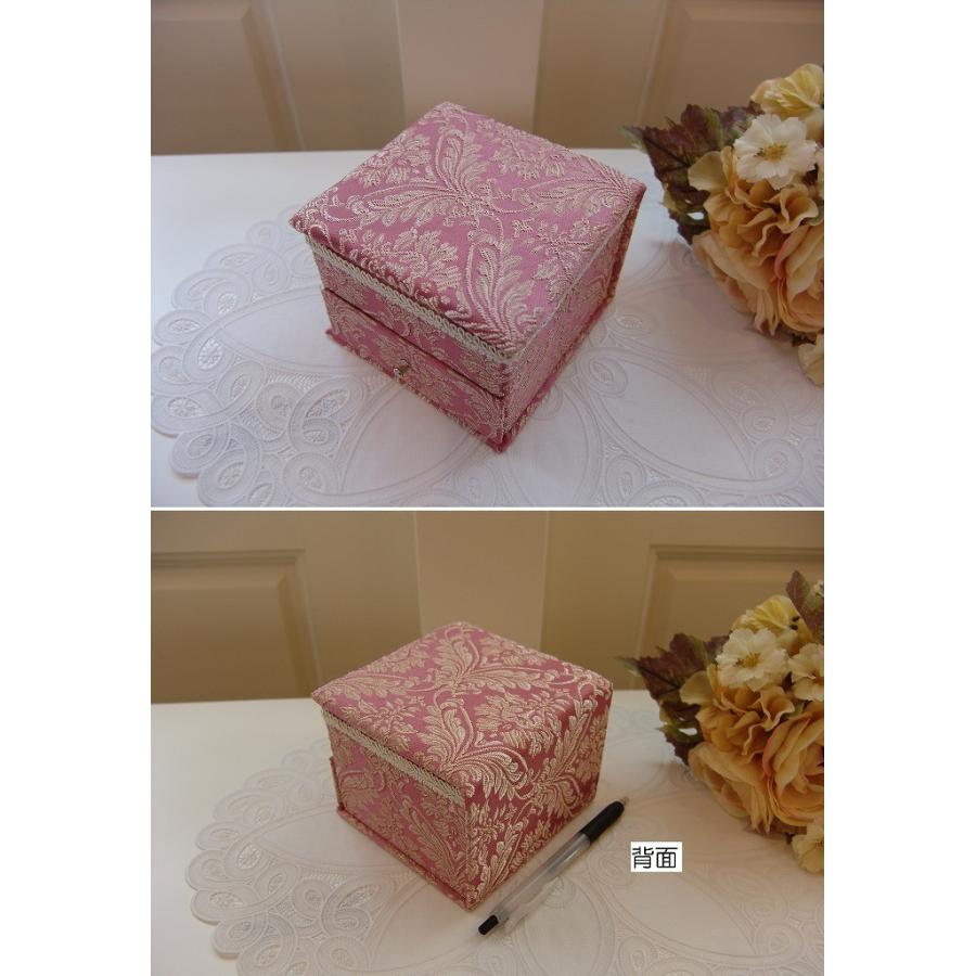 ジュエリーボックス スクエア ロココ調 引き出し ミラー付き ピンク ゴールド インテリア 宝石箱 C Com12 雑貨ショップ由 遊 通販 Yahoo ショッピング