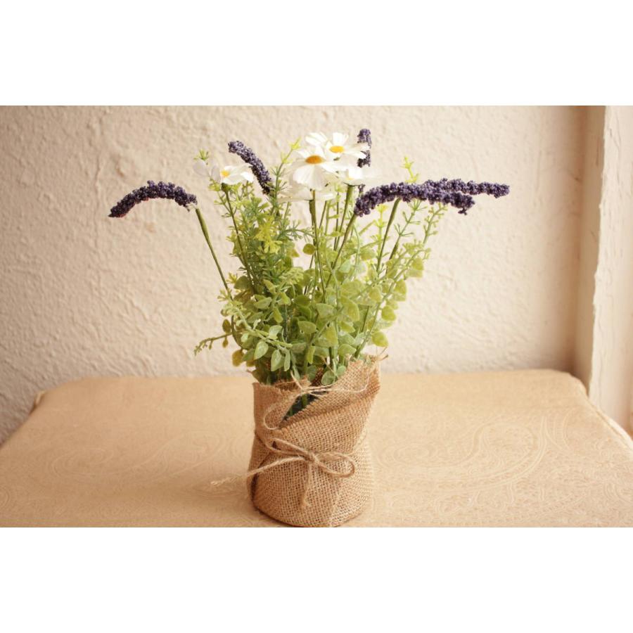 雑貨ショップ由 遊約直径9x30 フラワーポット ホワイト 造花 花 ナチュラル 可愛い インテリア 置物 フラワーアレンジメント 人気の雑貨がズラリ