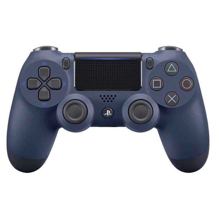 【新品】PS4 ワイヤレスコントローラー (DUALSHOCK4) ミッドナイト・ブルー デュアルショック4 送料無料｜shop101