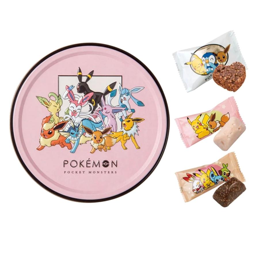 ポケモン イーブイ＆フレンズ サークル缶 チョコレート チョコ バレンタイン 2023｜shop101｜02