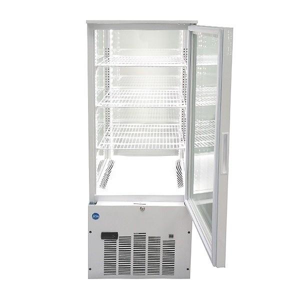 業務用 4面ガラス冷蔵ショーケース 片面扉 188L JCMS-188 冷蔵 保冷庫