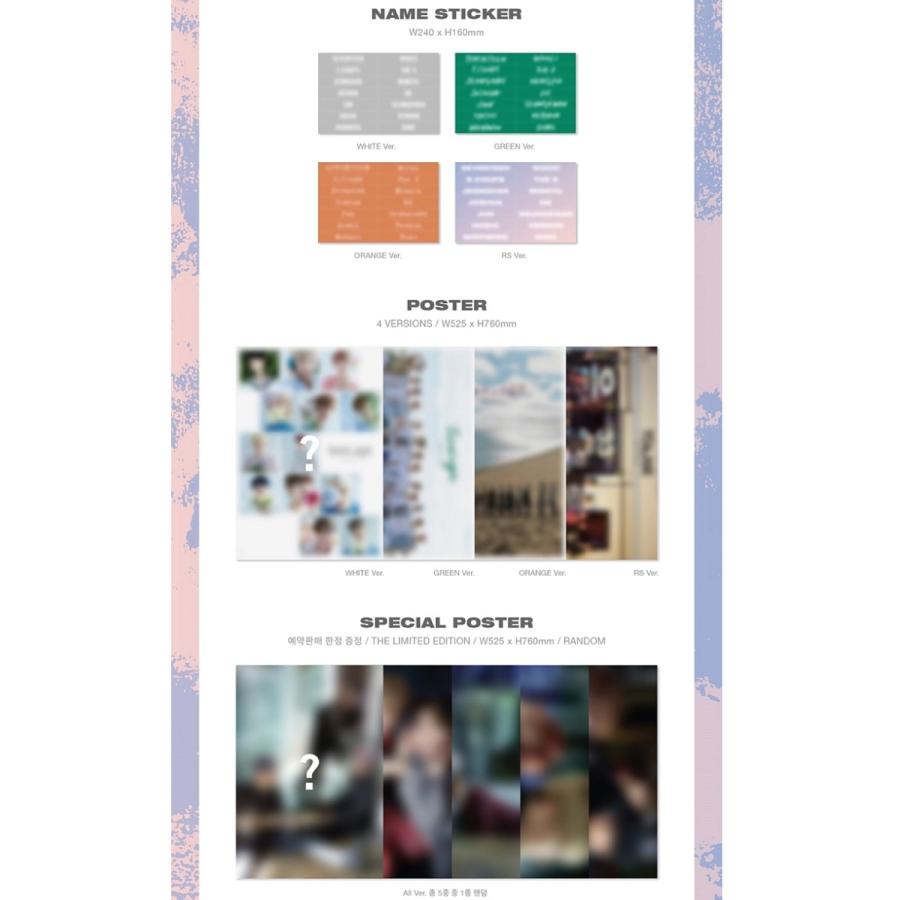 4種セット】【和訳選択】SEVENTEEN TEEN AGE 2ND ALBUM セブンティーン