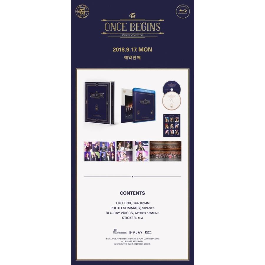 日本語字幕付】【リージョンALL】TWICE FANMEETING ONCE BEGINS BLU
