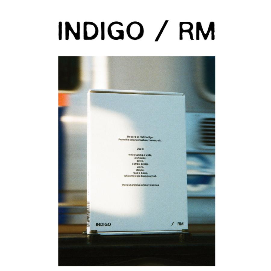 BOOK EDITION】【和訳選択】BTS RM INDIGO 1ST SOLO ALBUM 防弾少年団