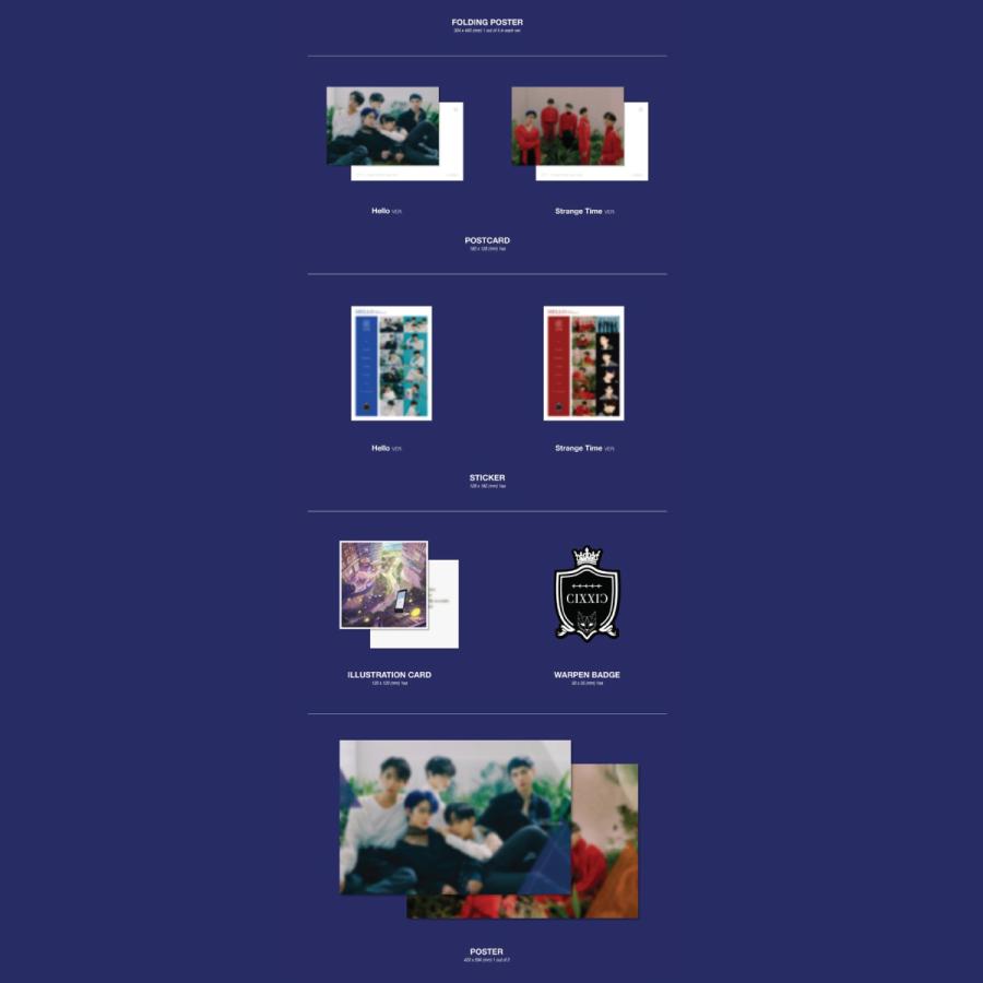 CIX HELLO CHAPTER 3. HELLO, STRANGE TIME 3RD EP ALBUM 3集 アルバム