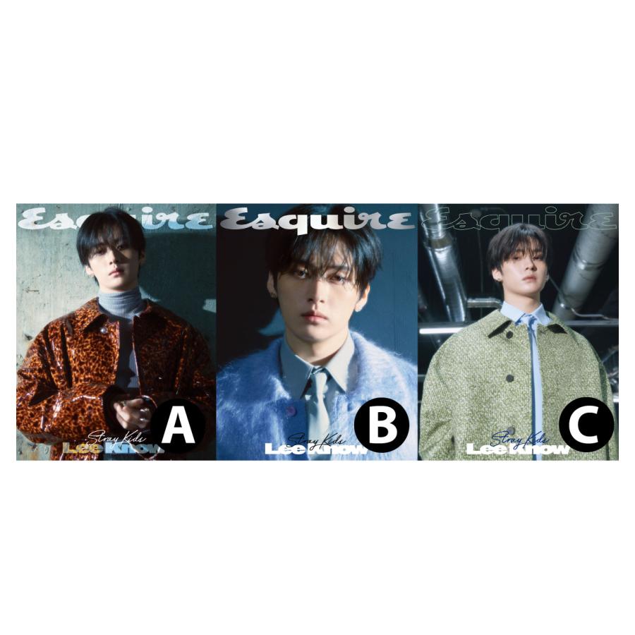 和訳付】【3種セット】2025年 8月号 ESQUIRE KOREA STRAY KIDS LEE