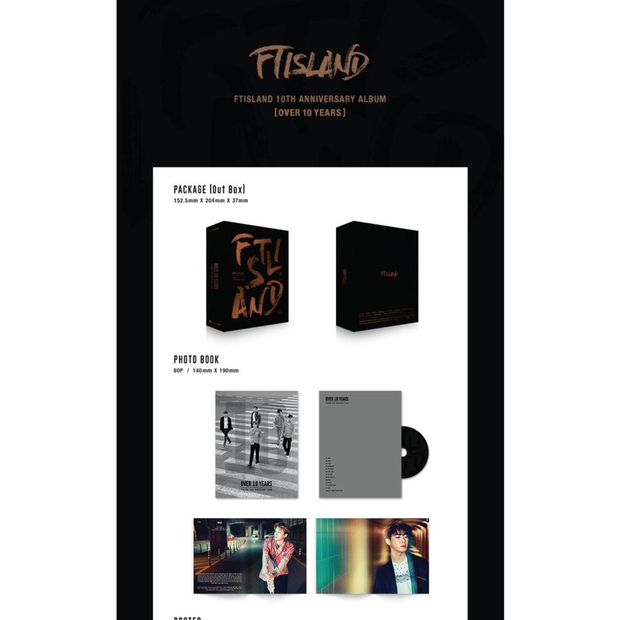 FTISLAND OVER 10 YEARS 10TH ANNIVERSARY ALBUM エフティアイランド 