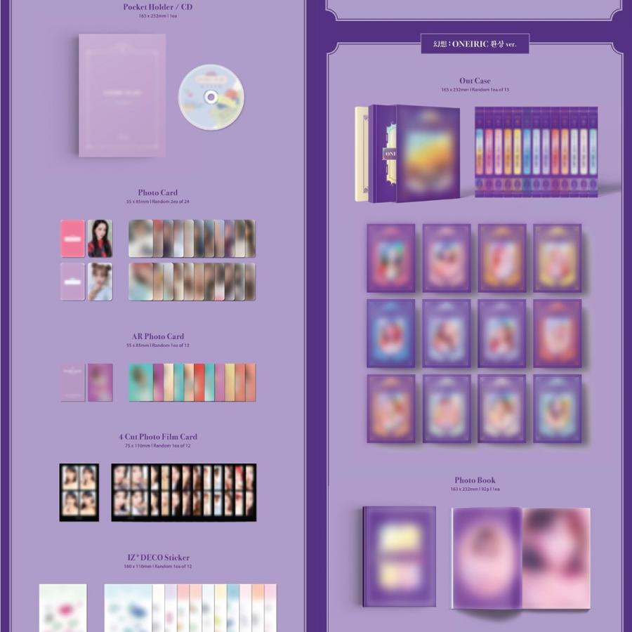 和訳選択】【ポスター指定】IZ*ONE ONEIRIC DIARY 幻想日記 3RD MINI