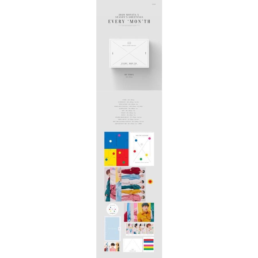 2020年 カレンダー】 MONSTA X 2020 SEASON S GREETINGS