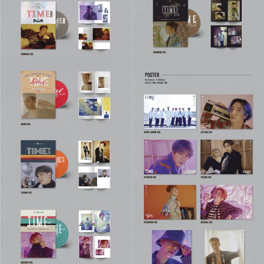 CD】【和訳選択】SUPER JUNIOR TIME SLIP 9TH ALBUM スーパージュニア