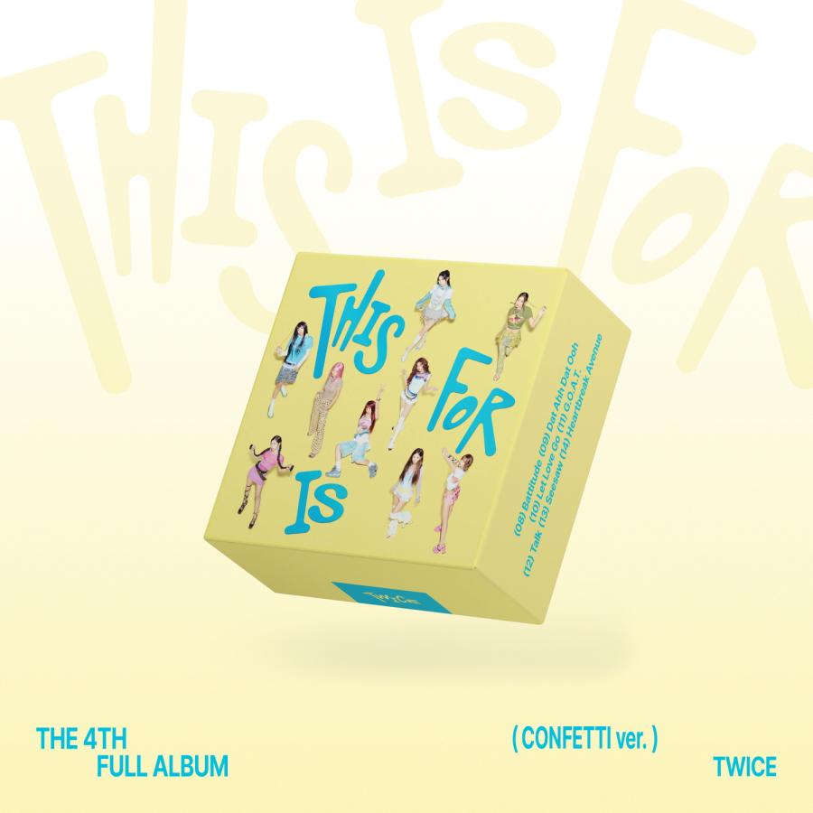 和訳選択】TWICE - 4TH ALBUM [THIS IS FOR] (CONFETTI VER