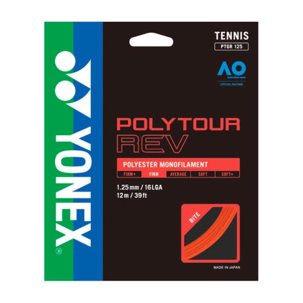 ポリツアーレブ( POLYTOUR REV )[ PTGR ]【 ヨネックス YONEX ラケット購入者用ガット 】｜shop1