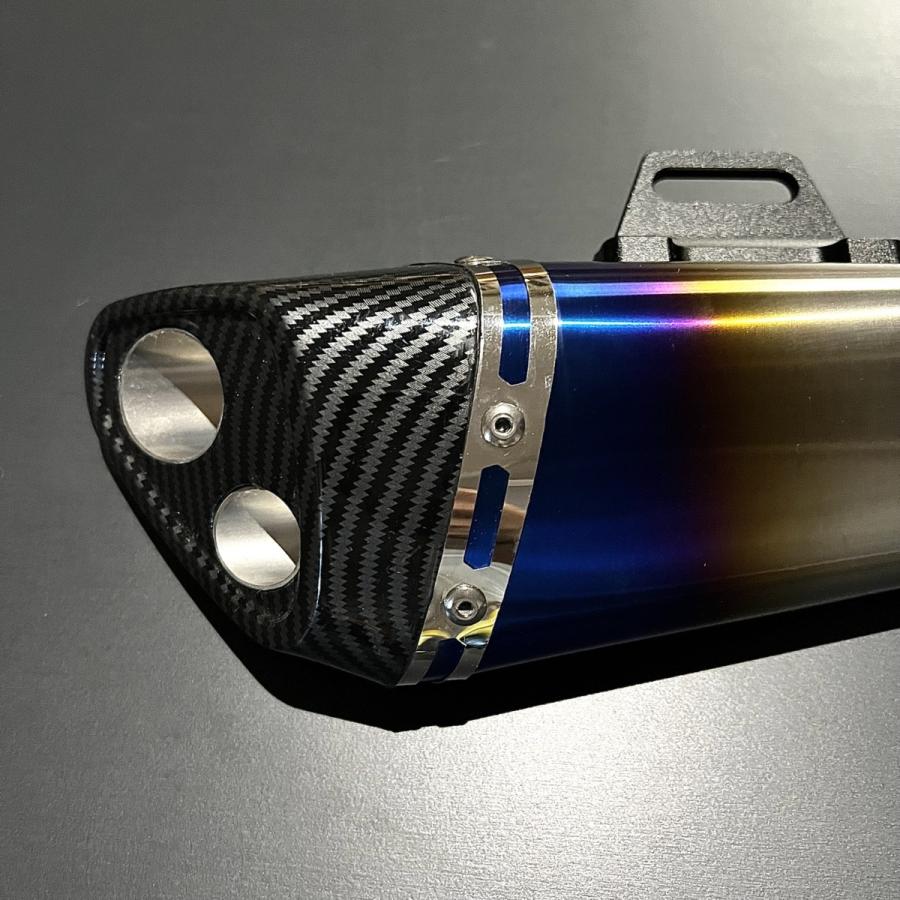 ☆国内在庫有☆ ステンレス サイレンサーΦ50.8 デュアルエンド 2本出し