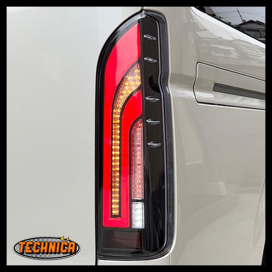 ハイエース 200系 流れるウインカー テールランプ レッド DOL 流れる