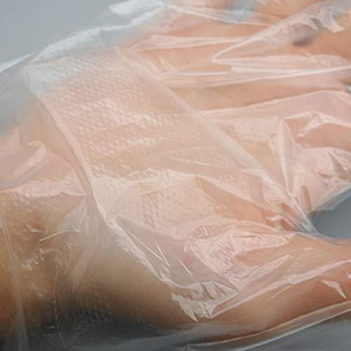 [いただきます] HDポリエチレン手袋F ポリ手袋 半透明 フリーサイズ エンボス加工 食品衛生法適合 200枚×100袋（20000枚）１ケース - 4