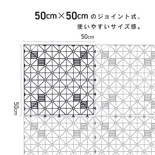 DAIM 人工芝 下敷き エアスルー パネル （50cm×50cm 20枚入り） 人工芝 人工 芝生 メンテナンス シート ジョイント式 ガーデニング 庭 ベランダ 芝 人工芝 作業の際は 安全のため手袋などを着用して下さい 本来の用途と異なるご使用はおやめください