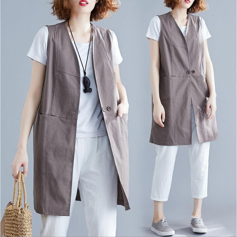 ジレ ベスト レディース トップス ロング丈 ロングジレ ロング 無地