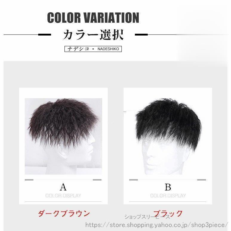 メンズウィッグ フルウィッグ 男性用ウイッグ 耐熱ウィッグ 自然