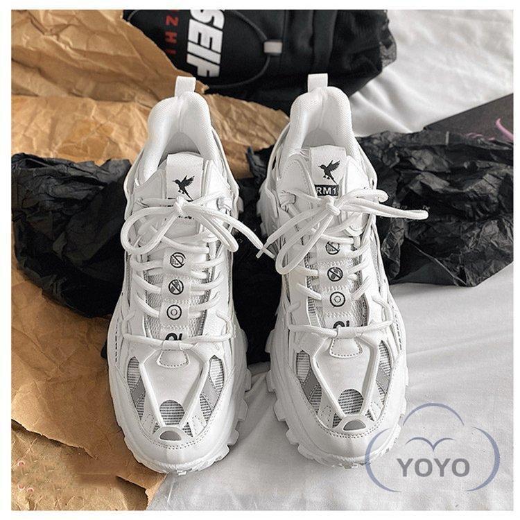 スニーカー メンズ 白 黒 40代 50代 ダッドスニーカー