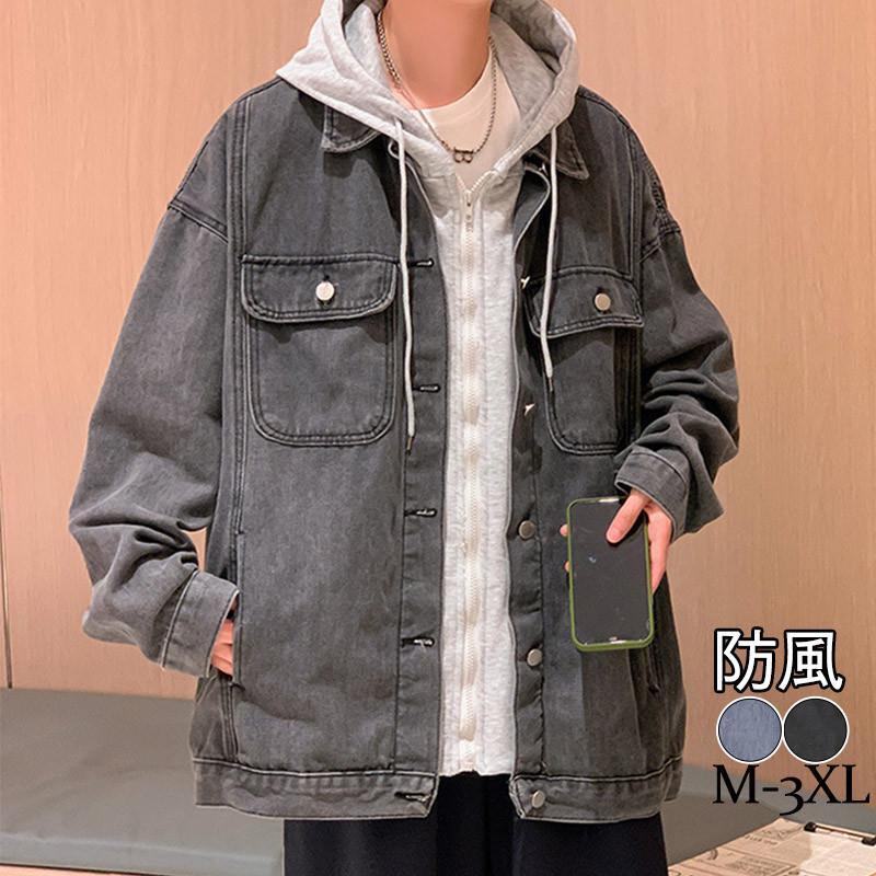 デニムジャケット メンズ Gジャン パーカー フェイクレイヤード