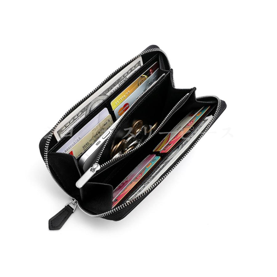 生成りロング 新品 メンズ 長財布 ラウンドファスナー メンズ 長財布 生成りロング ラウンドファスナー 新品