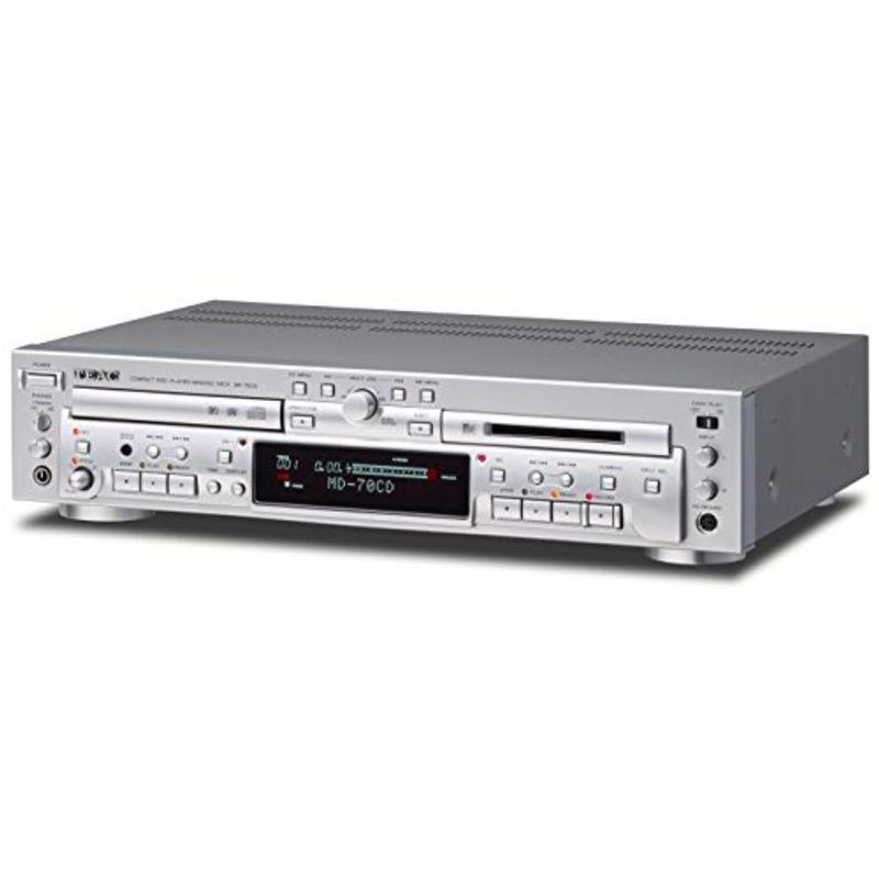 お取り寄せ Teac Cdプレーヤー Mdレコーダー Md 70cd S シルバー ポータブルオーディオ