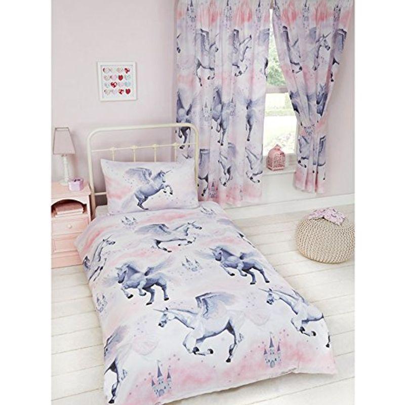 ユニコーン Stardust Unicorns シングル 女の子向け 布団カバー 枕カバー セット 2743 並行輸入品 激安超安値
