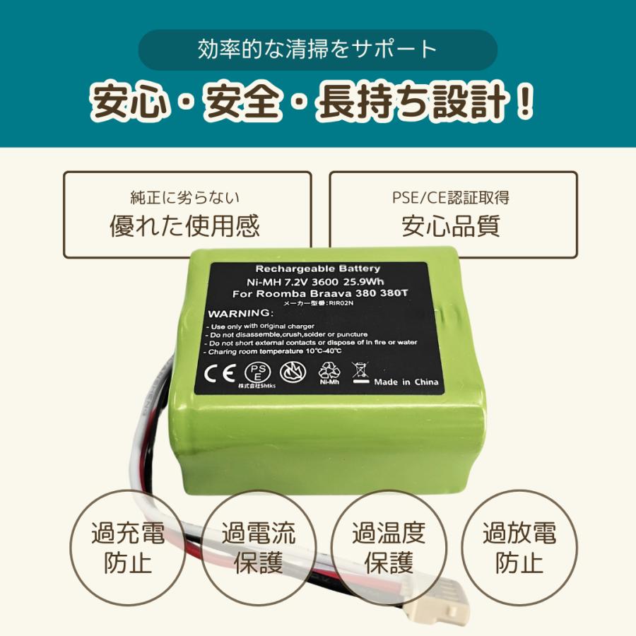 iRobot（アイロボット） 互換品 ブラーバ iRobot Braava バッテリー 