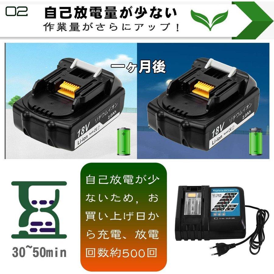 マキタ純正バッテリー16V 6.0Ah 2個