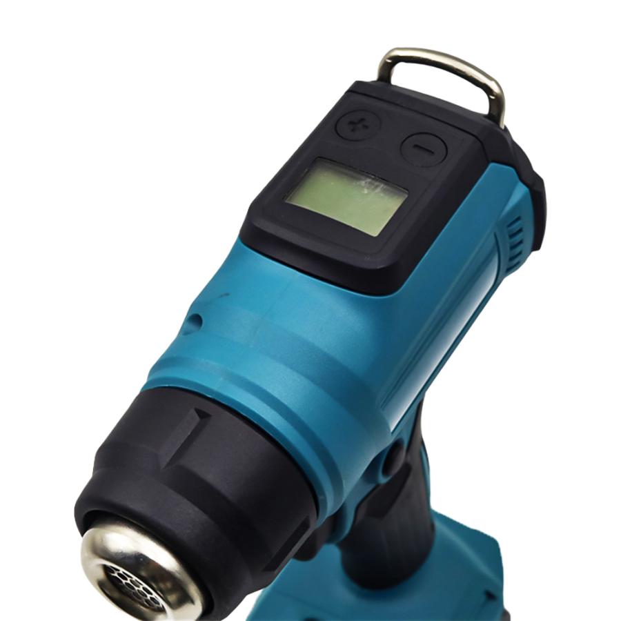 マキタ makita 互換 充電式 ヒートガン 最新モデル ディスプレイ付き ホットガン 温度調節 30℃〜550℃ ノズルセット 18V コードレス 熱風機 (HEA03)｜shop68｜10