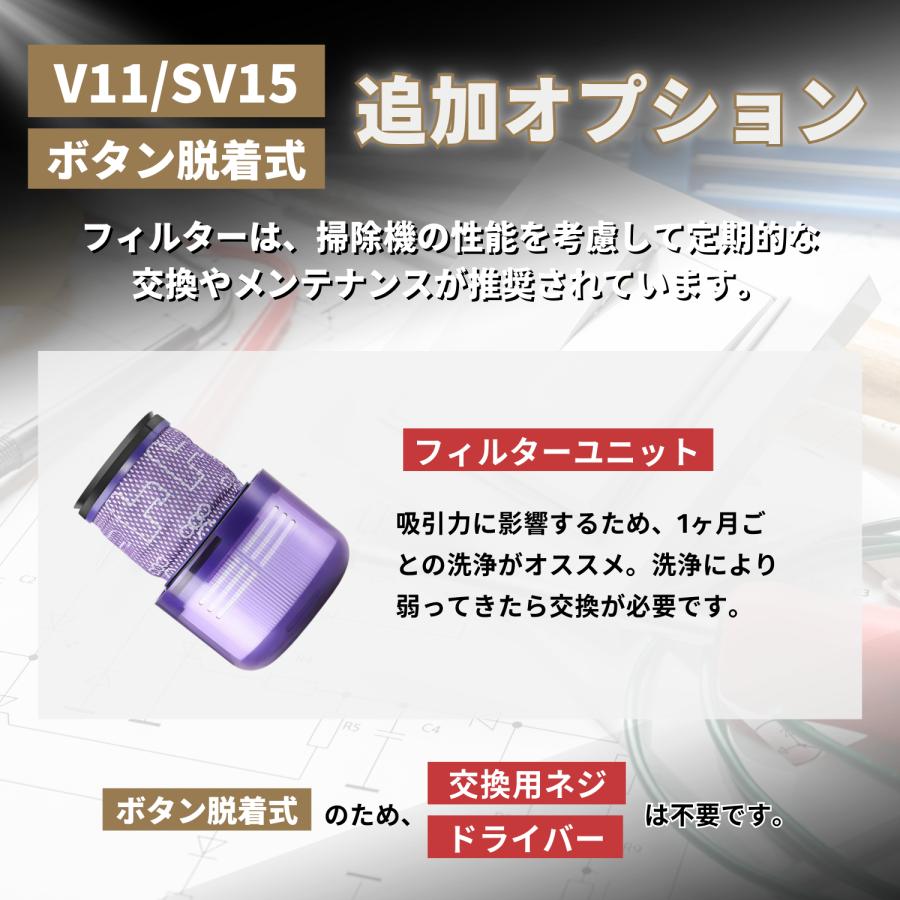 Dyson（ダイソン） 互換品 Dyson V11 SV15 互換 バッテリー 大容量