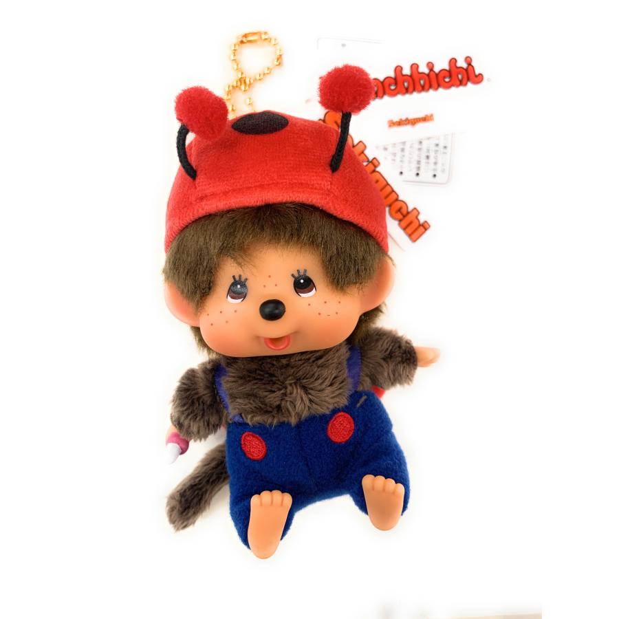 モンチッチ　顔でか　てんとう虫　マスコットキーチェーン（Yahoo!・北海道キャラクター倶楽部shopY）