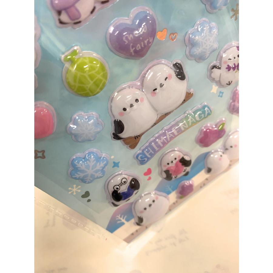 シマエナガ ぷっくりシール : 北海道キャラクター倶楽部shopY - 通販