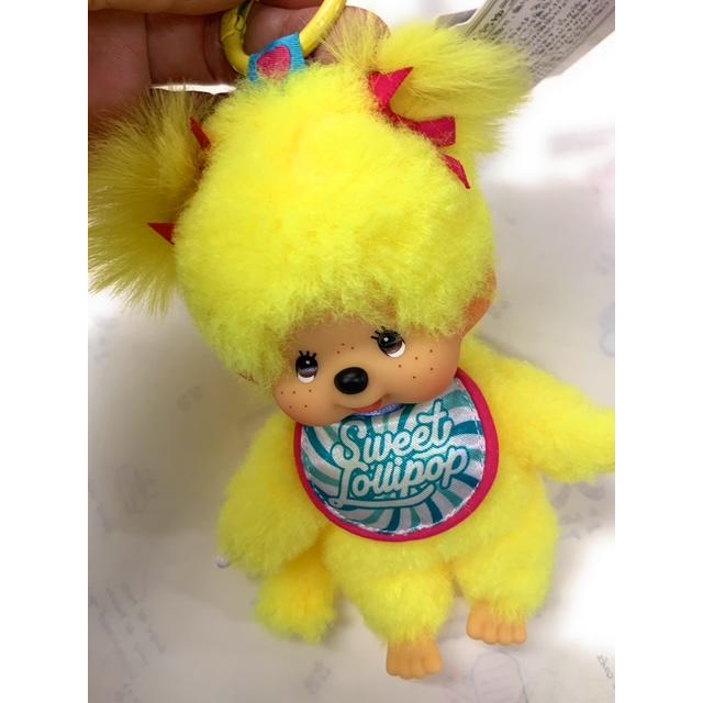 モンチッチ スウィートロリポップ キーリング マスコット イエロー