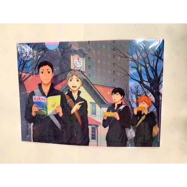 ご当地ハイキュー 北海道限定 札幌時計台 クリアファイルA4 : 北海道