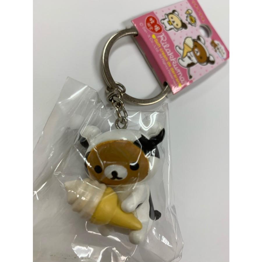 ご当地リラックマ 牧場限定 牛☆デカマスコットキーホルダー☆ソフト