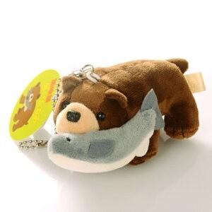 北海道限定ベア 木彫り熊風 ソフトタイプ 鮭喰いぬいぐるみマスコットチェーン Pfatchmsp0 北海道キャラクター倶楽部shopy 通販 Yahoo ショッピング