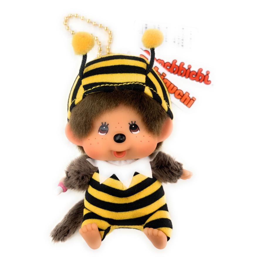 モンチッチ　顔でか　ミツバチ　マスコットキーチェーン（Yahoo!・北海道キャラクター倶楽部shopY）